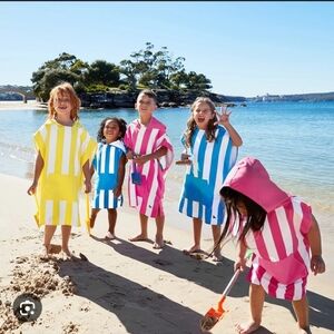 Striped Kids Swim Coverup